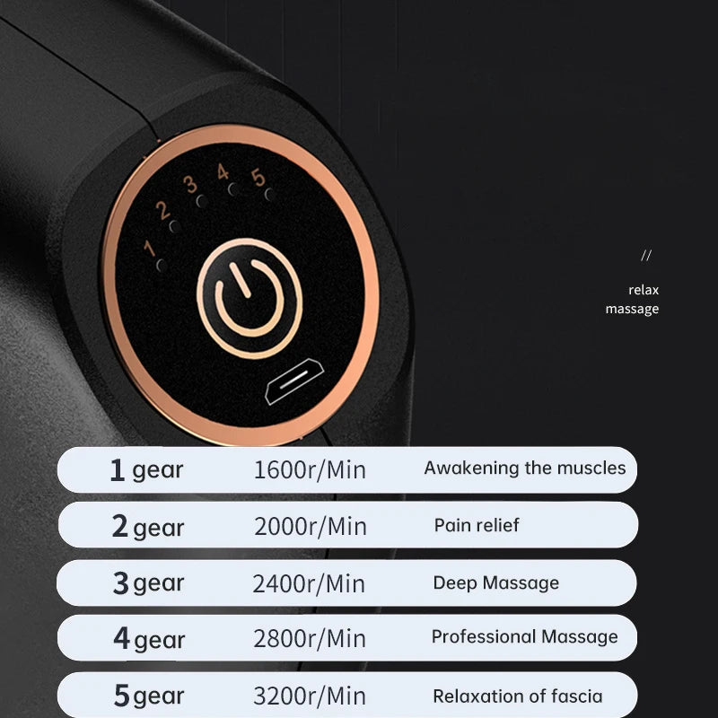 HexoPulse™ – Doppelseitige Percussion-Massagepistole für Tiefengewebsmassage