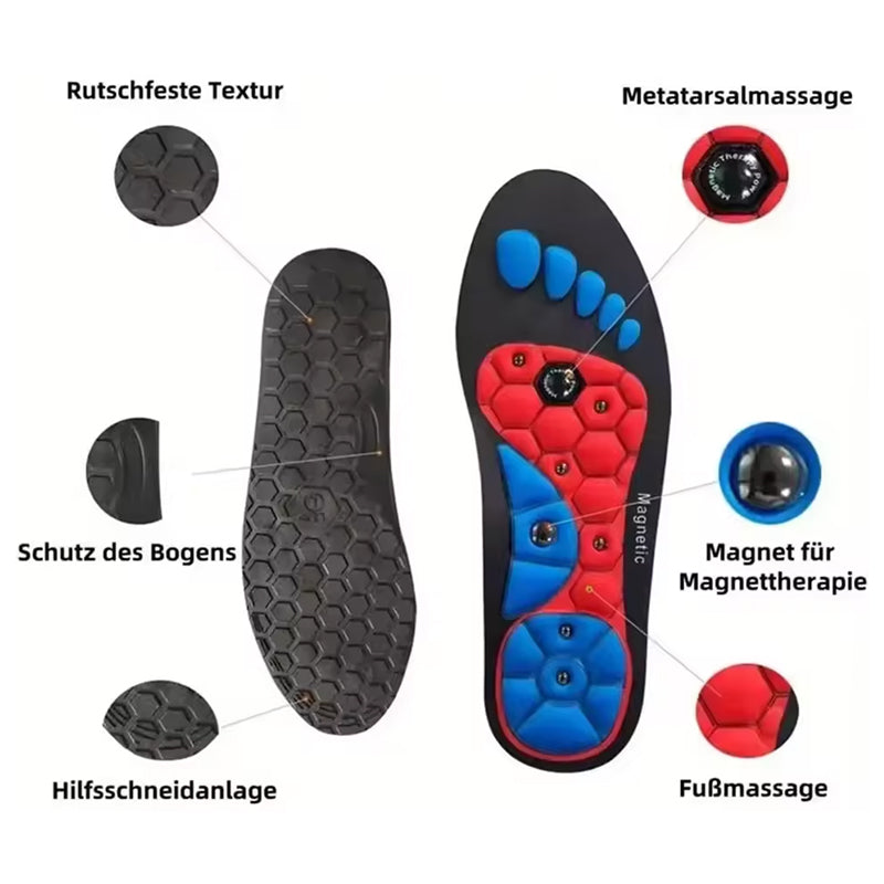 HexoStep™ – magnetische akupressur-einlegesohlen für fußmassage, ermüdungslinderung & durchblutung