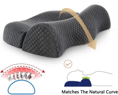 HexoSleep™ Orthopädisches Nackenstützkissen aus Memory-Schaumstoff