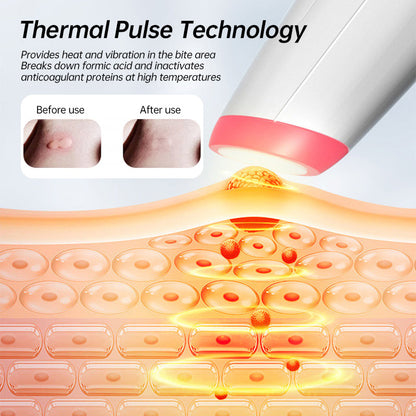 HexoBite™ juckreizstift gegen mückenstiche – wiederaufladbar und chemiefrei für alle altersgruppen