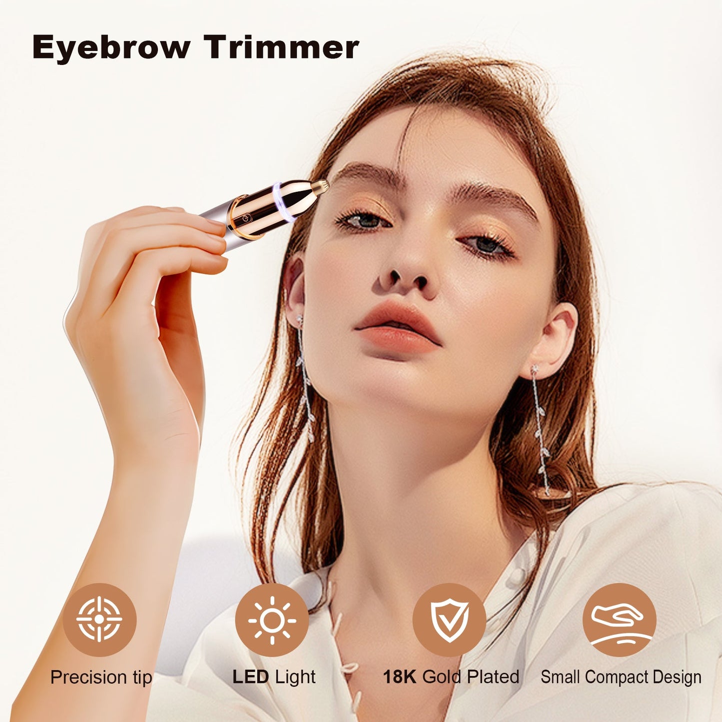 HexoGlow™ – 2-in-1 Haarentferner für Gesicht & Augenbrauen