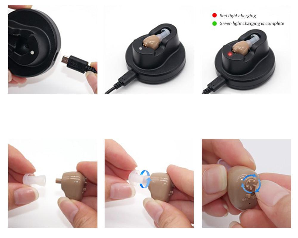 HexoSound™ Wiederaufladbares USB-Hörgerät