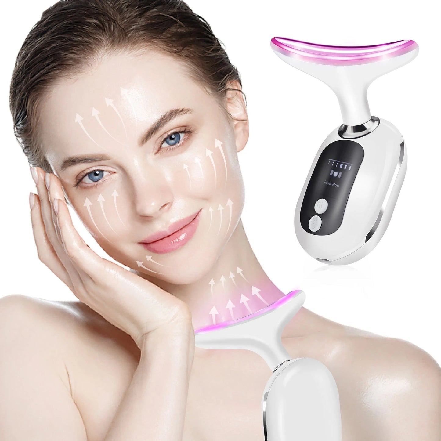 HexoSkin™ LED-Therapie-Massagegerät für Gesicht und Hals