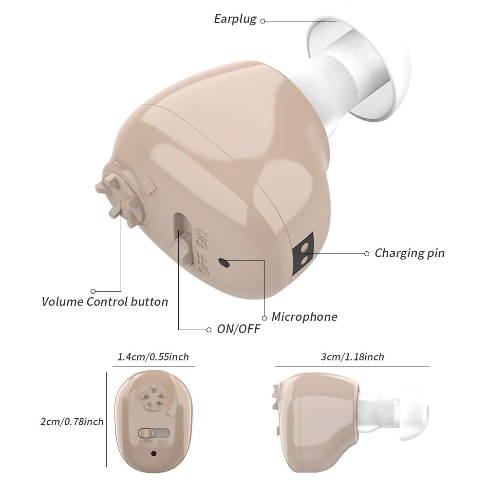 HexoSound™ Wiederaufladbares USB-Hörgerät
