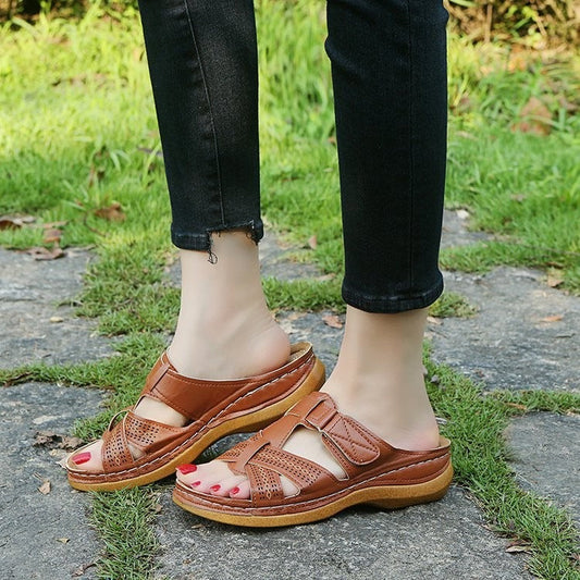 HexoComfy™ Atmungsaktive orthopädische Frauensandalen