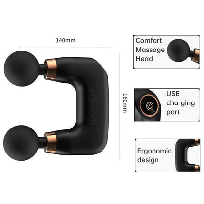 HexoPulse™ – Doppelseitige Percussion-Massagepistole für Tiefengewebsmassage