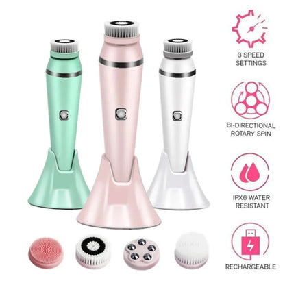 HexoSkin™ 4-in-1-Tiefenreinigungs-Gesichtsbürste