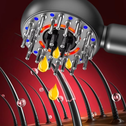 HexoScalp™ 4-in-1-Kopfhautmassagegerät und Haarpflegekamm