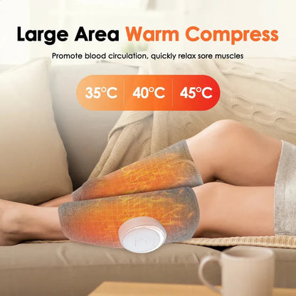 HexoLeg™ – Kabelloses Luftkompressions-Wadenmassagegerät mit Wärmefunktion und intelligenter Druckentlastung