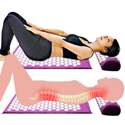 HexoRelief™ - Akupressur Yoga Matte & Kissen Set