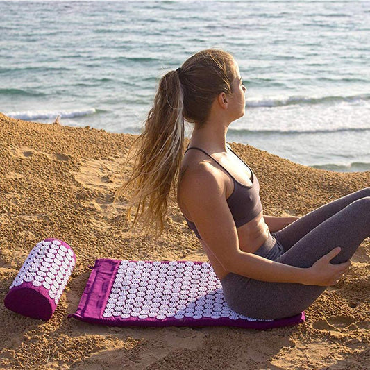 HexoRelief™ - Akupressur Yoga Matte & Kissen Set