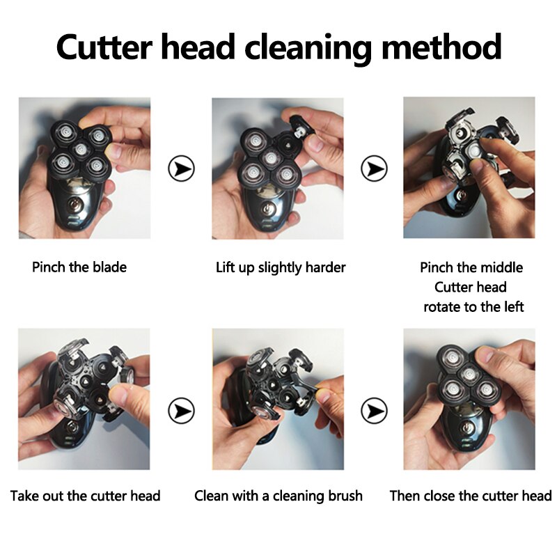 HexoSkull™ Elektrischer Kahlkopf-Rasierer für Männer